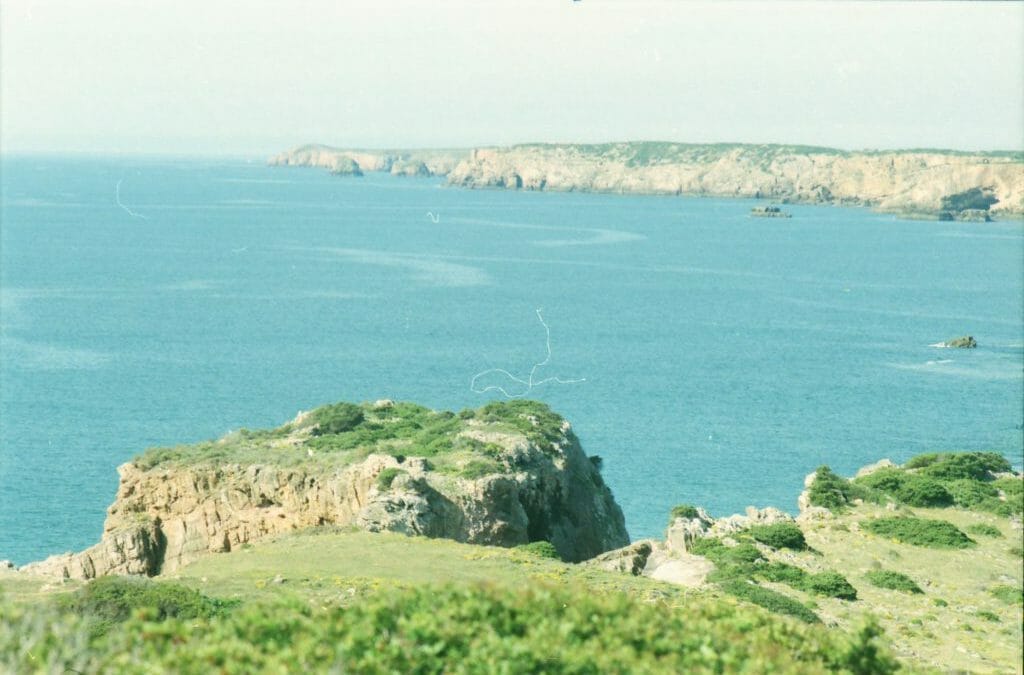 Surfen in Sagres - Blick auf Ingrina