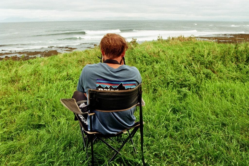 Nachhaltige Surfmode: T-Shirt von Patagonia